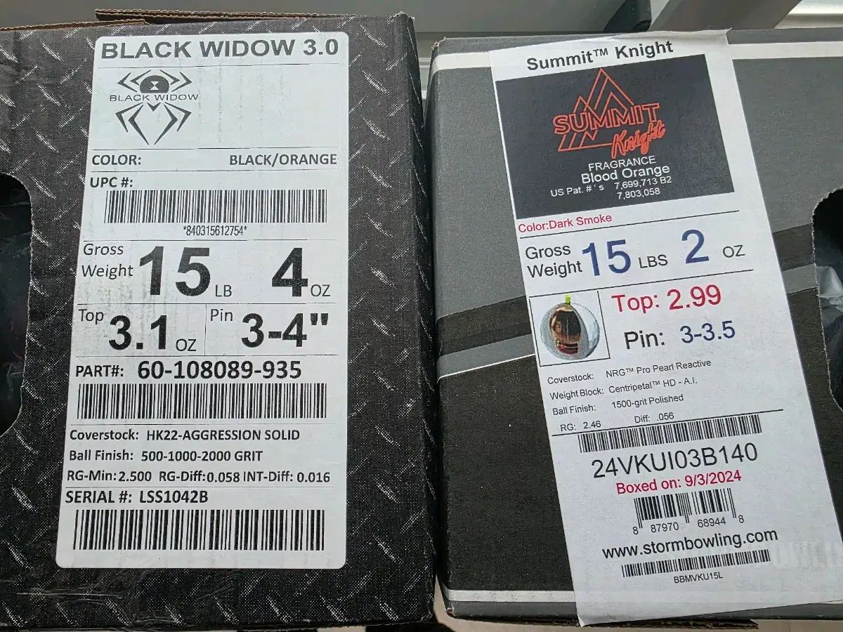 ボーリング black widow ブラックウィドウ 3 0 サミットナイト 15p