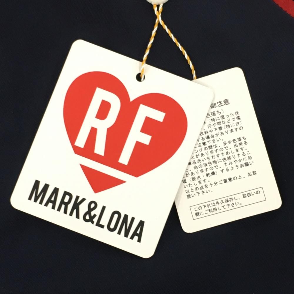 新品】マークアンドロナ ショートパンツ ネイビー×レッド 裏地付 RF