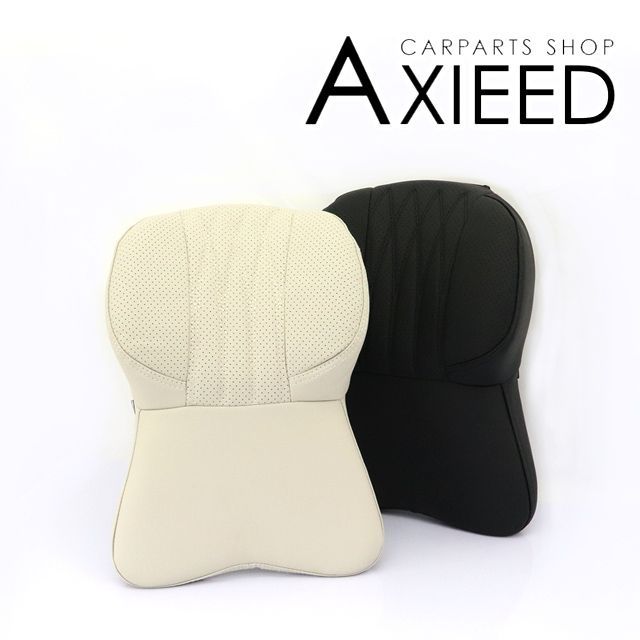 〓新品〓2個セット〓アルファード専用 ネックパッド〓カーボンレザー刺繍仕様〓 ハ*ー様 〓新品〓2個セット〓アルファード専用ネックパッド〓