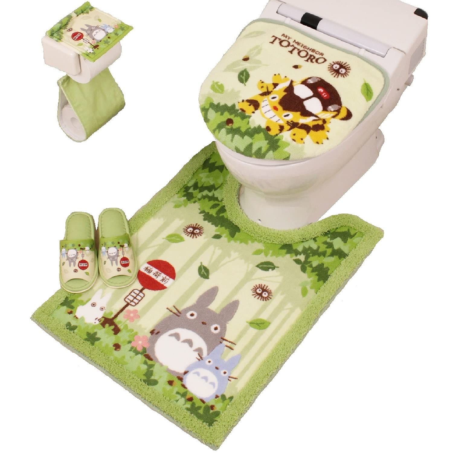センコー となりのトトロ なかま トイレ 4点 セット (洗浄ふたカバー