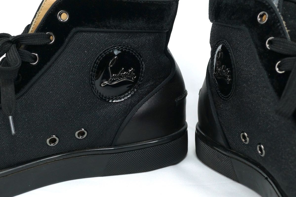クリスチャンルブタン　スタッズ付きハイカットスニーカー Christian Louboutin クリスチャンルブタン LOUIS JUNIOR SPIKES