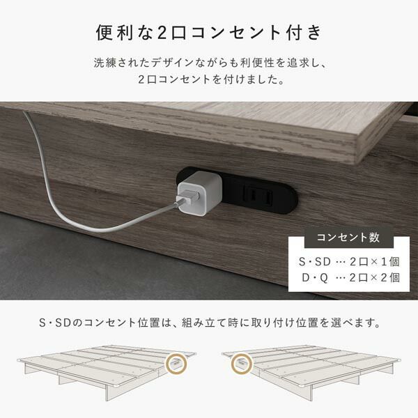 国産ポケットコイルマットレス付き