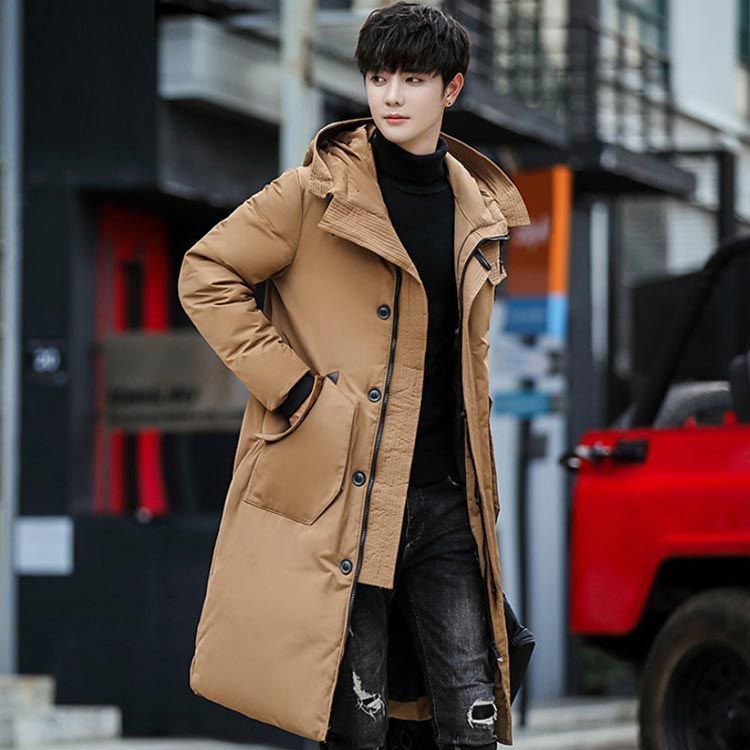 ロングダウンコート メンズコート ダウンコート メンズ ロング丈 ダウン コート ロングコート 冬服 冬物 アウトドア フード有り 防寒 秋冬 紳士 pc808 KANDAIZUMI_COM