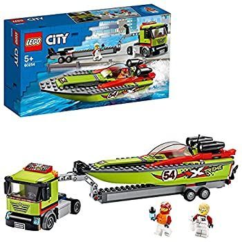 中古】 LEGO レゴ シティ レースボート輸送車 60254
