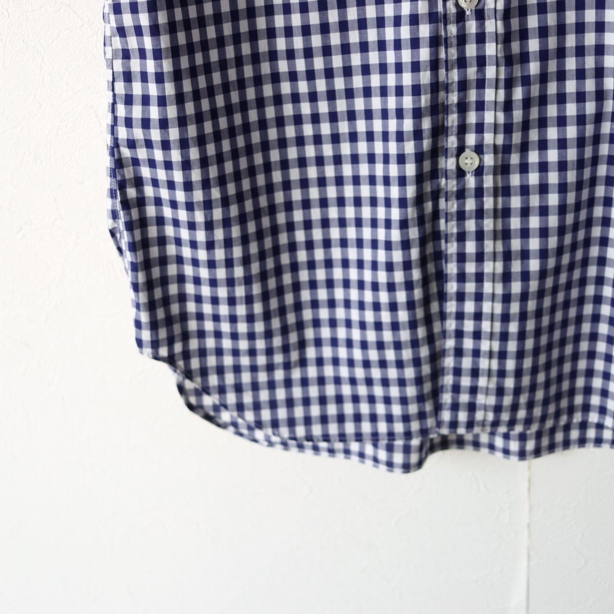 COMME des GARÇONS ギンガムチェックシャツ フランス製