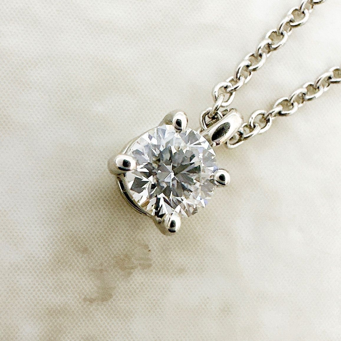 美品?Tiffany＆Co. ソリティア ダイヤモンド 0.23ct プラチナ 