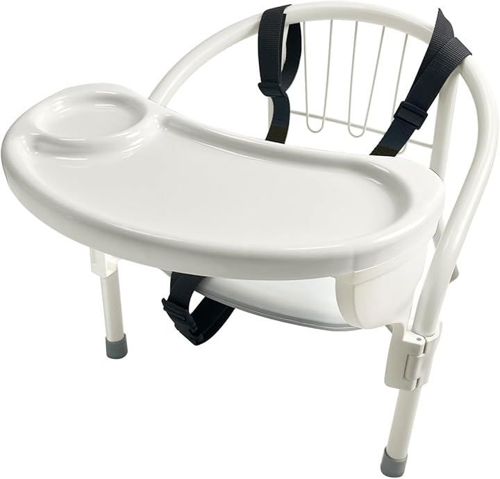 UBRAVOO ベビーチェア テーブルチェア 豆イス 子供 赤ちゃん 音がならない 丈夫 安全ベルト 耐荷重15kg ローチェア キッズチェア お食事椅子 6ヶ月から3歳まで(グレー)