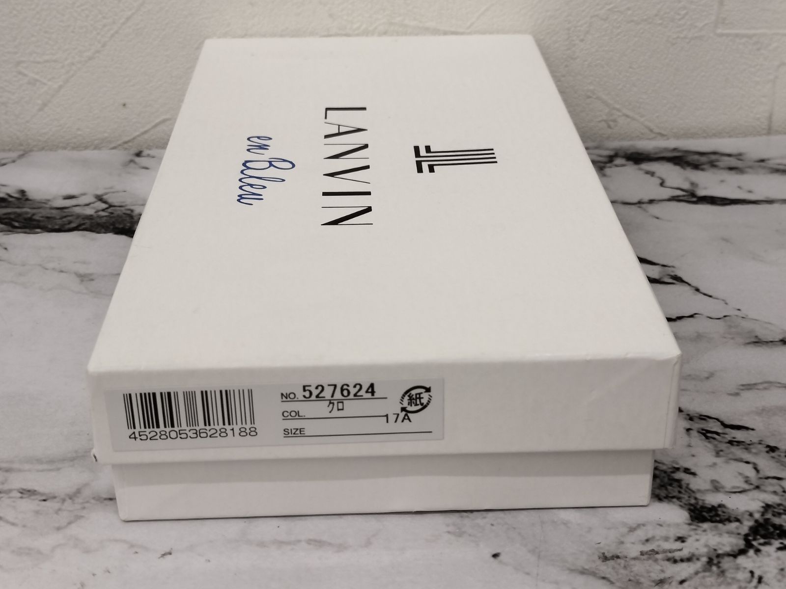 【美品】LANVIN en Bleu ランバンオンブルー  長財布 ブラック