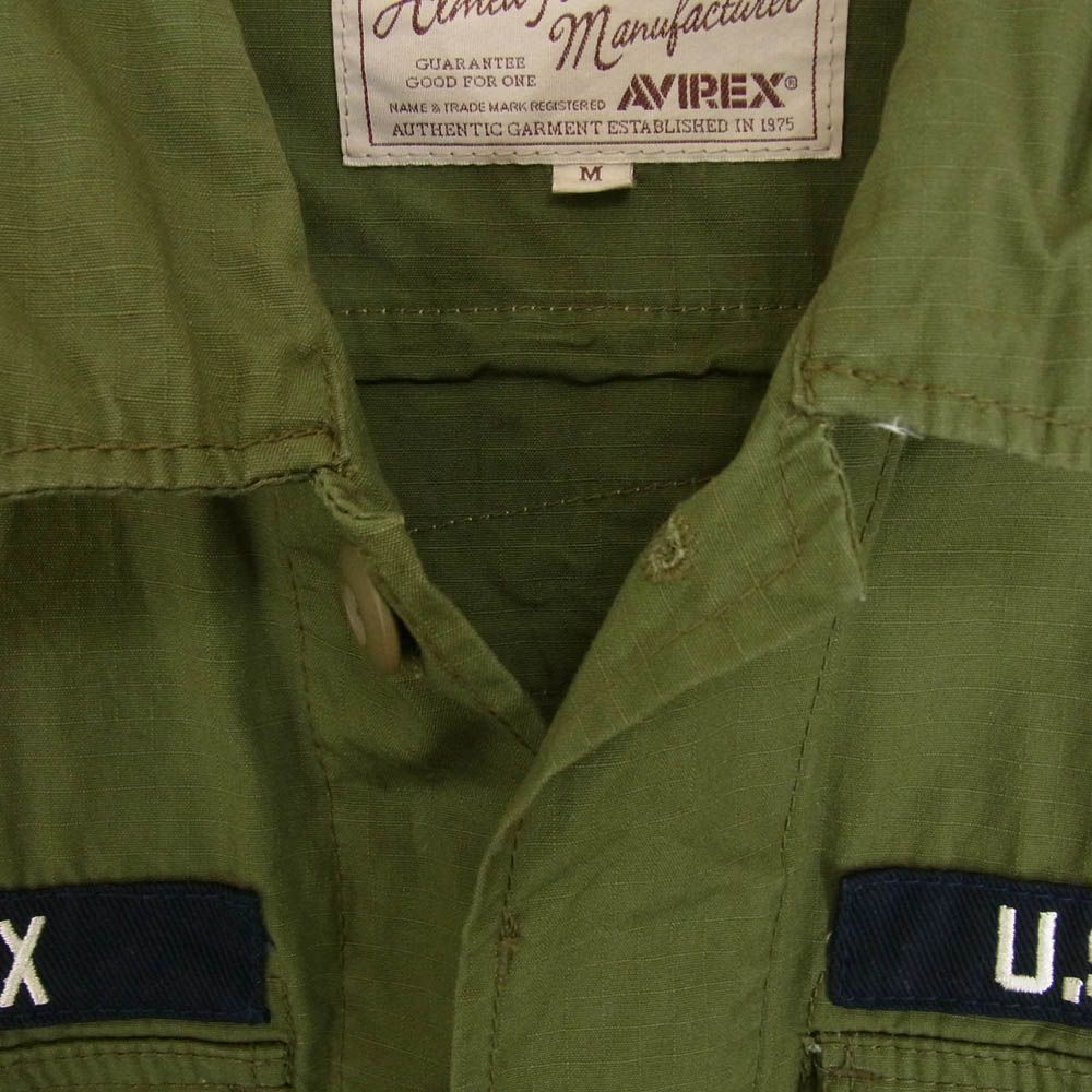 AVIREX アヴィレックス 6182129 PATCHED RIPSTOP B.D.U JACKET
