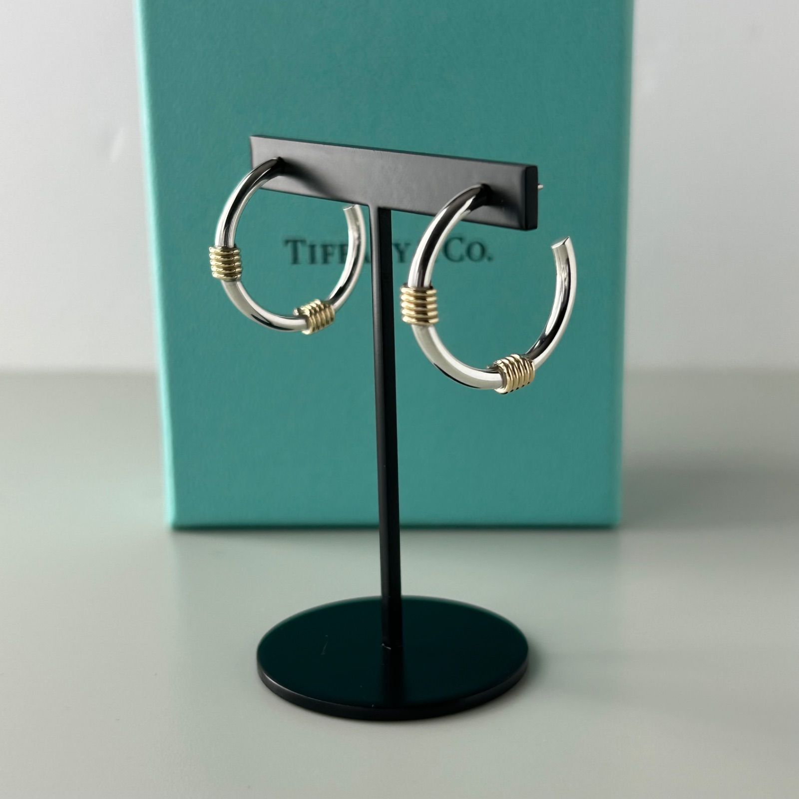 Tiffany バンドウィズ2ワイヤーピアス