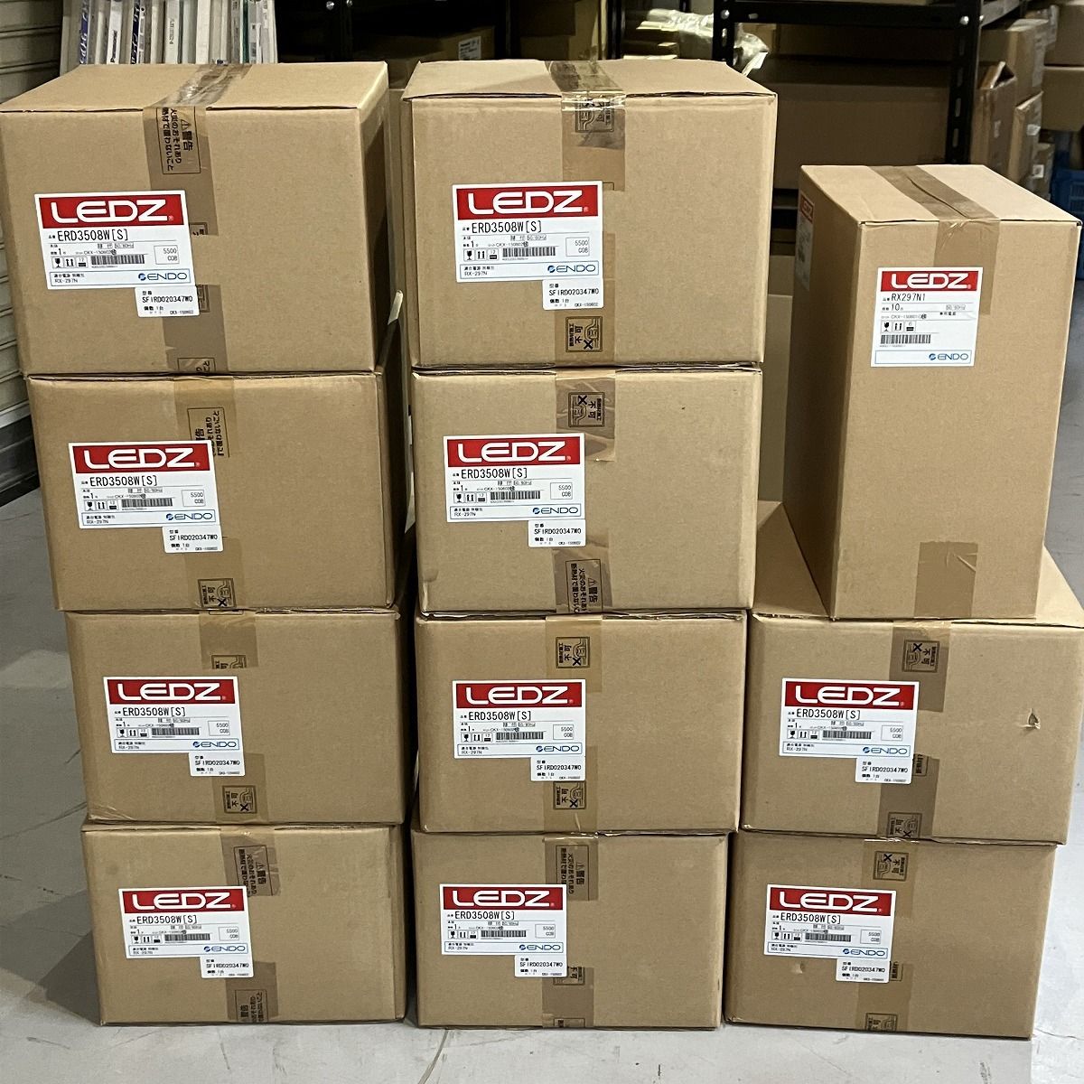 LEDダウンライト 10個セット 遠藤照明 ERD3508W RX297N1 φ200 ナチュラルホワイトタイプ