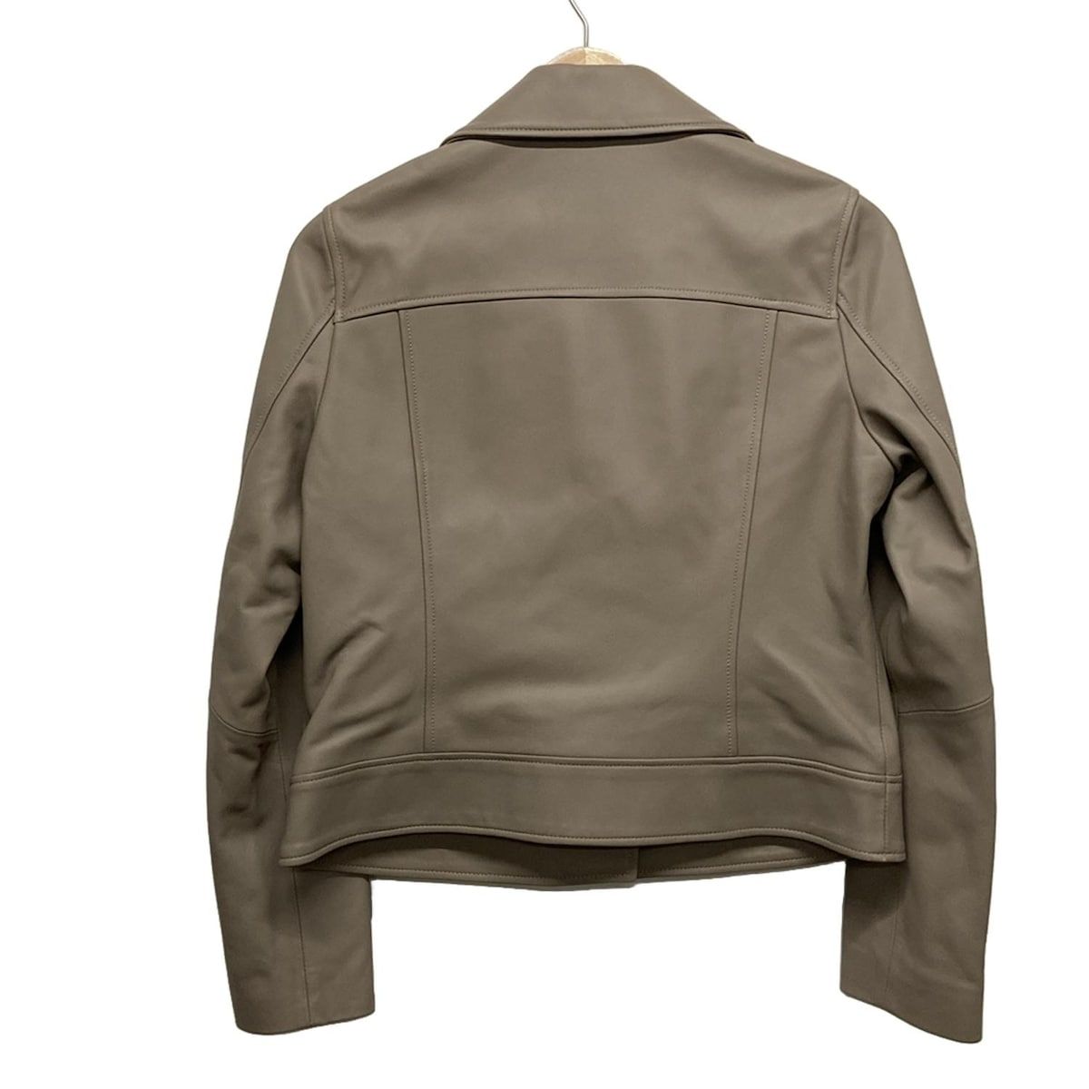 DAMAcollection ダーマ ライダースジャケット サイズ9AR S レディース - トープ 長袖 レザー 春 秋