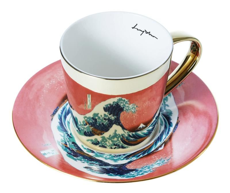 JP Luycho Homage Mirror Cup The Great Wave off Kanagawa 330ml