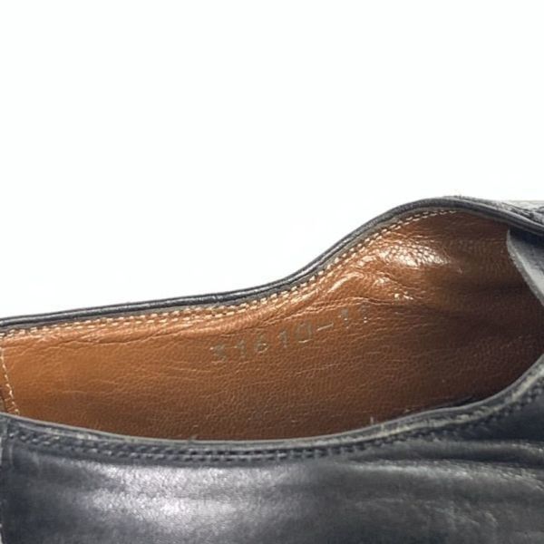 80s-90s?/ビンテージモデル★BRUNO MAGLI ブルーノマリ★サイズ11 M★28.5-29.5cm★Uチップ オールレザーシューズ★黒 ブラック◆is7-56 80s-90s?/ビンテージモデル☆BRUNO MAGLI ブルーノマリ☆サイズ11 M