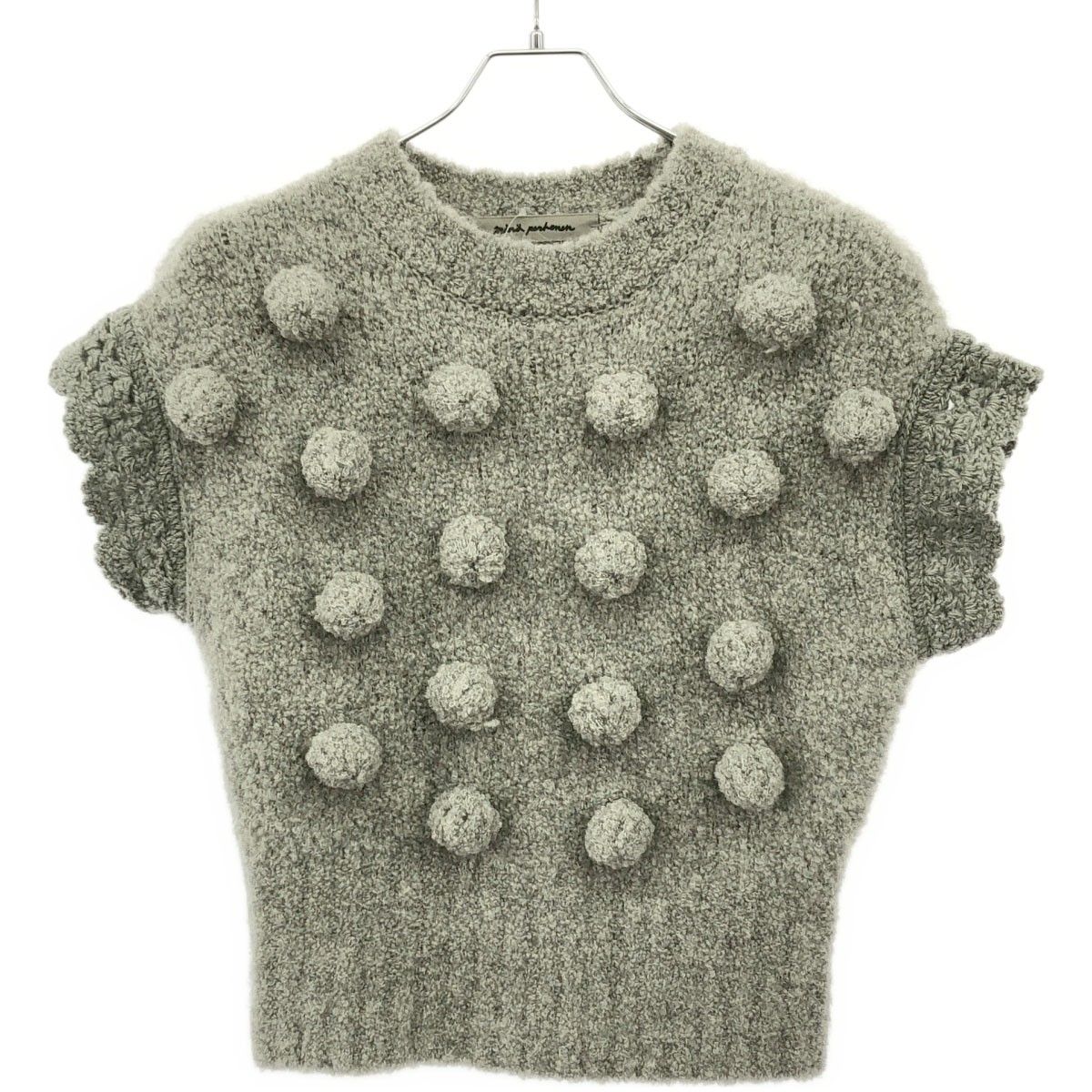 タグ付✨ミナペルホネン　雑誌掲載　light wind ニット　アルパカ定価7万 タグ付✨ミナペルホネン 雑誌掲載 light wind ニット アルパカ