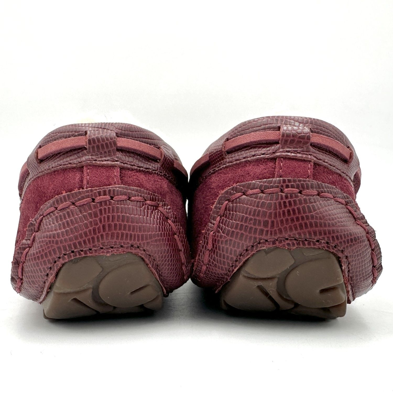 ★極美品★アグ ダコタ モカシン クロコ ムートン ワインレッド 1302T UGG ダコタ モカシン クロコ ムートン ワインレッド 1302T