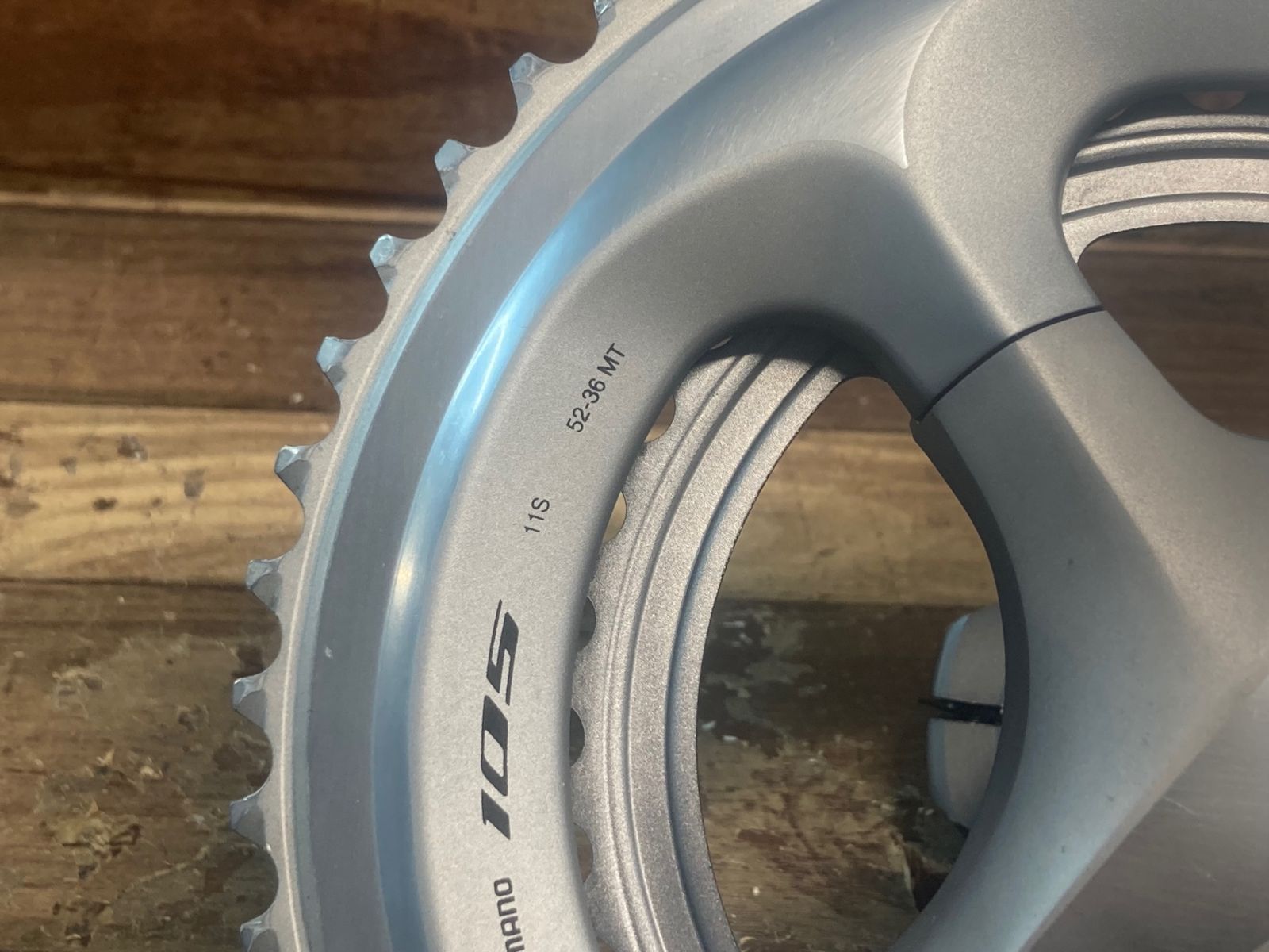 IF886 シマノ SHIMANO 105 FC-R7000 クランクセット 52/36T 172.5mm シルバー - メルカリ