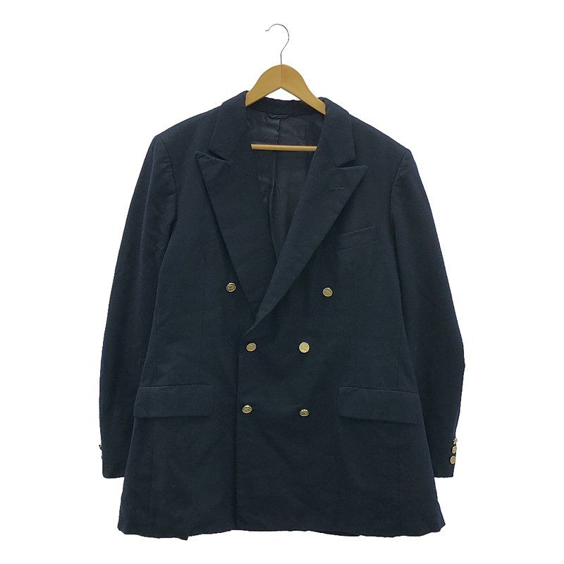 Burberrys / バーバリーズ | 70s～80s ヴィンテージ 金ボタン ダブルブレスト テーラードジャケット | L | ネイビー | メンズ