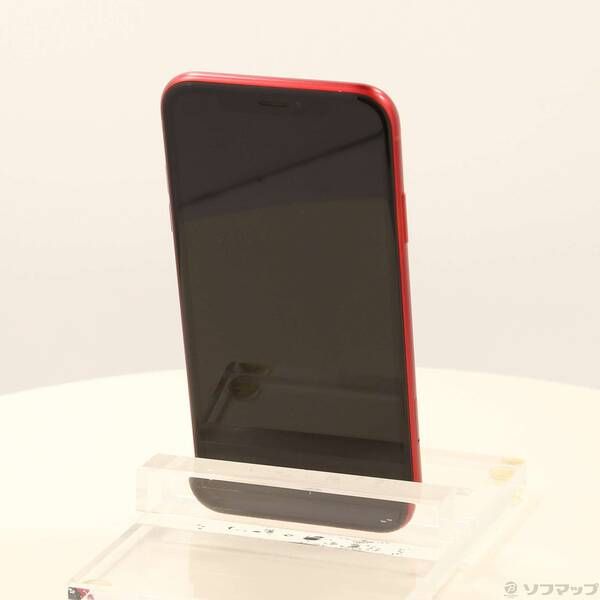 中古品〕 iPhoneXR 64GB プロダクトレッド MT062J／A SIMフリー
