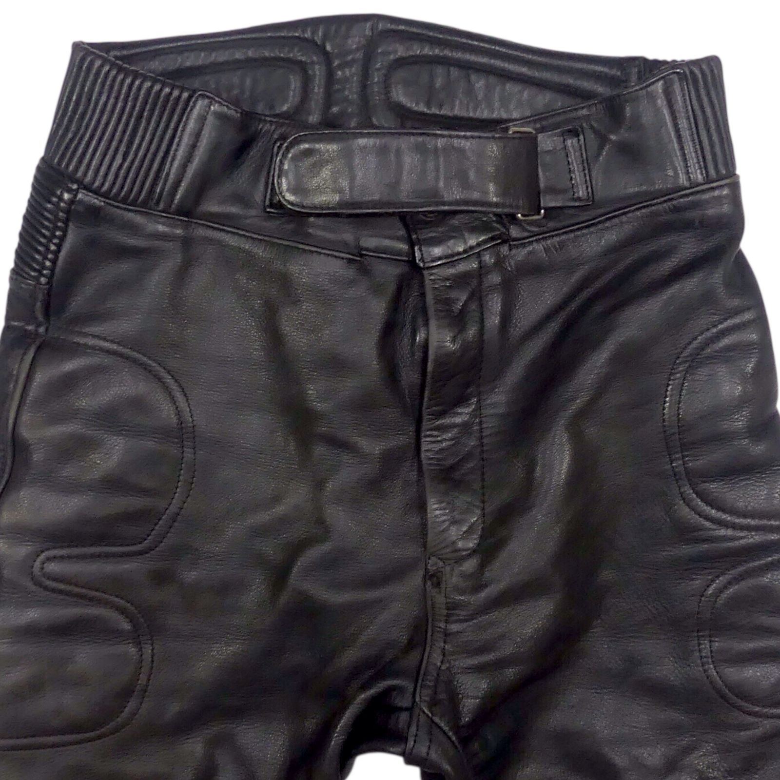ライディングパンツ レザーパンツ XL メッシュ メンズ 黒 ハード