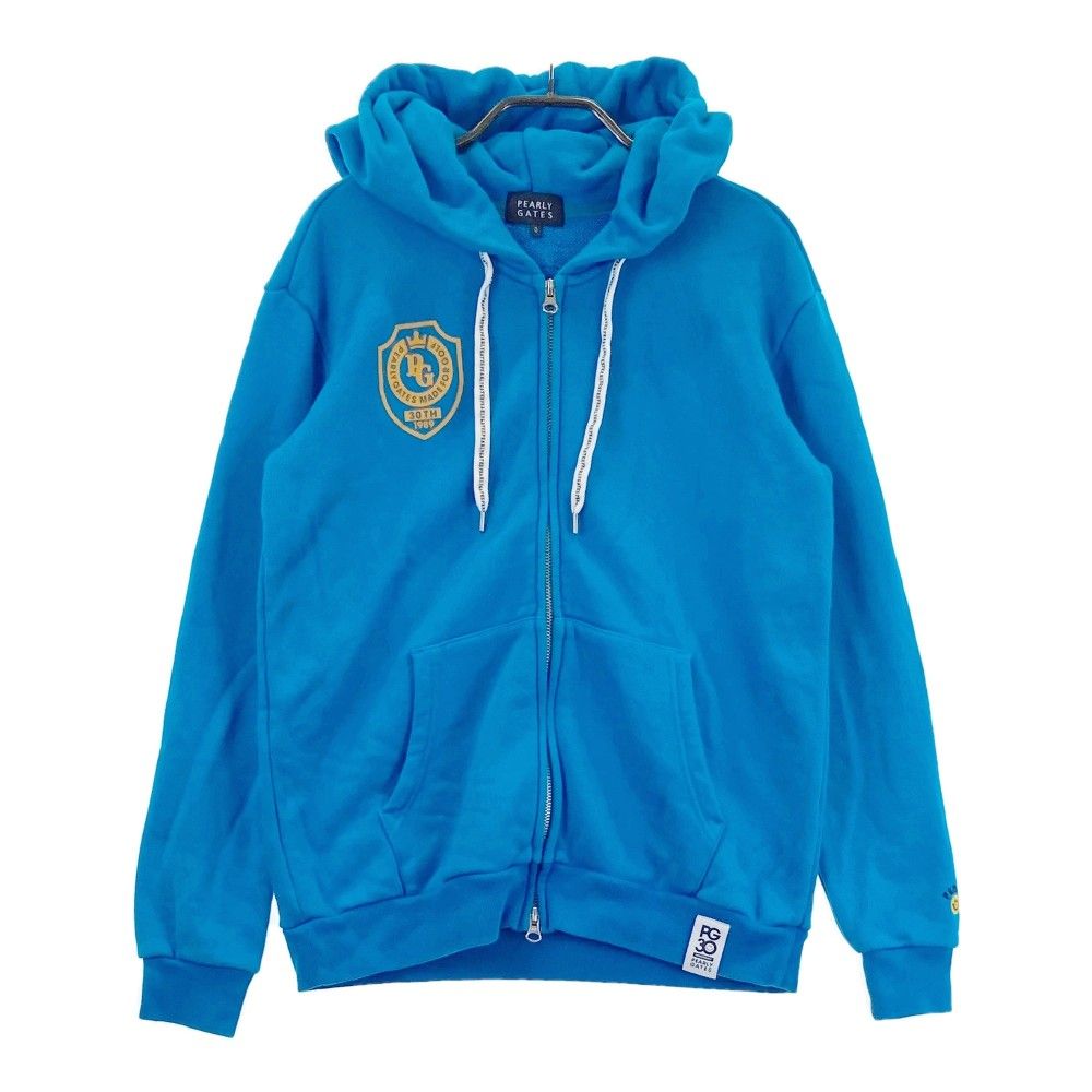サイズ：0 PEARLY GATES パーリーゲイツ ジップパーカー ブルー系