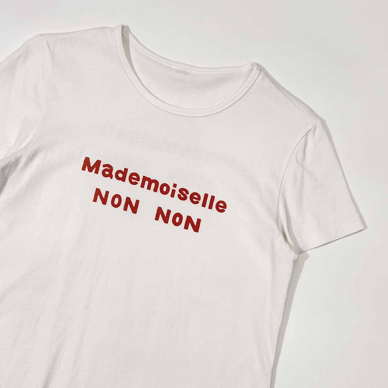 Mademoiselle NON NON マドモアゼルノンノン ロゴ 半袖 Tシャツ