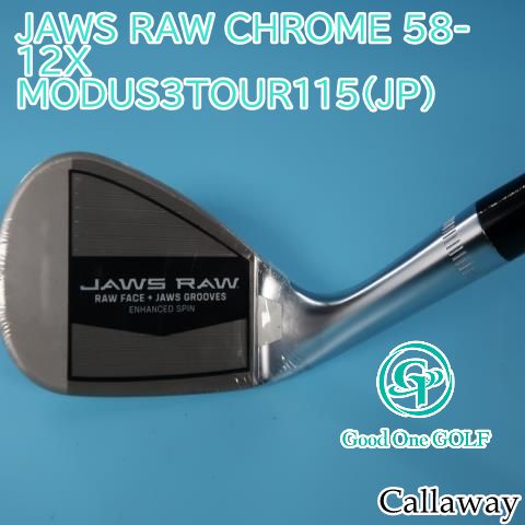 キャロウェイ S/58 JAWS RAW CHROME 58-12X/MODUS3TOUR115(JP) 8388-