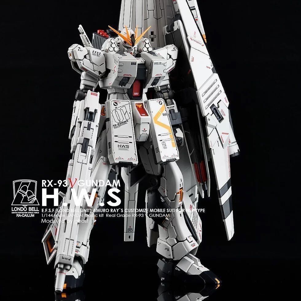 RG 1/144 RX-93 νガンダムHWS 専用水転写式デカール ST195