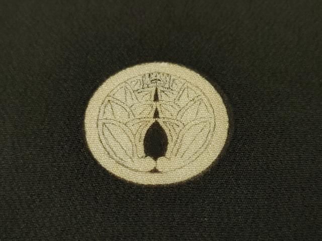 平和屋本店□極上 アンティーク 大正ロマン 振袖 刺繍 御所車吉祥花  