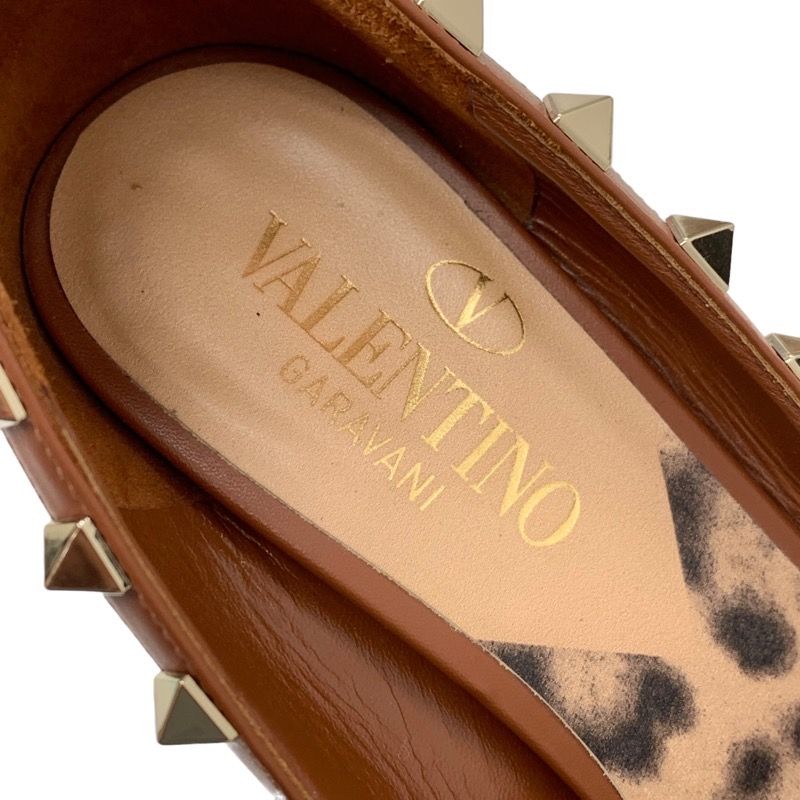 ヴァレンティノ VALENTINO パンプス 靴 シューズ キャンバス レザー  