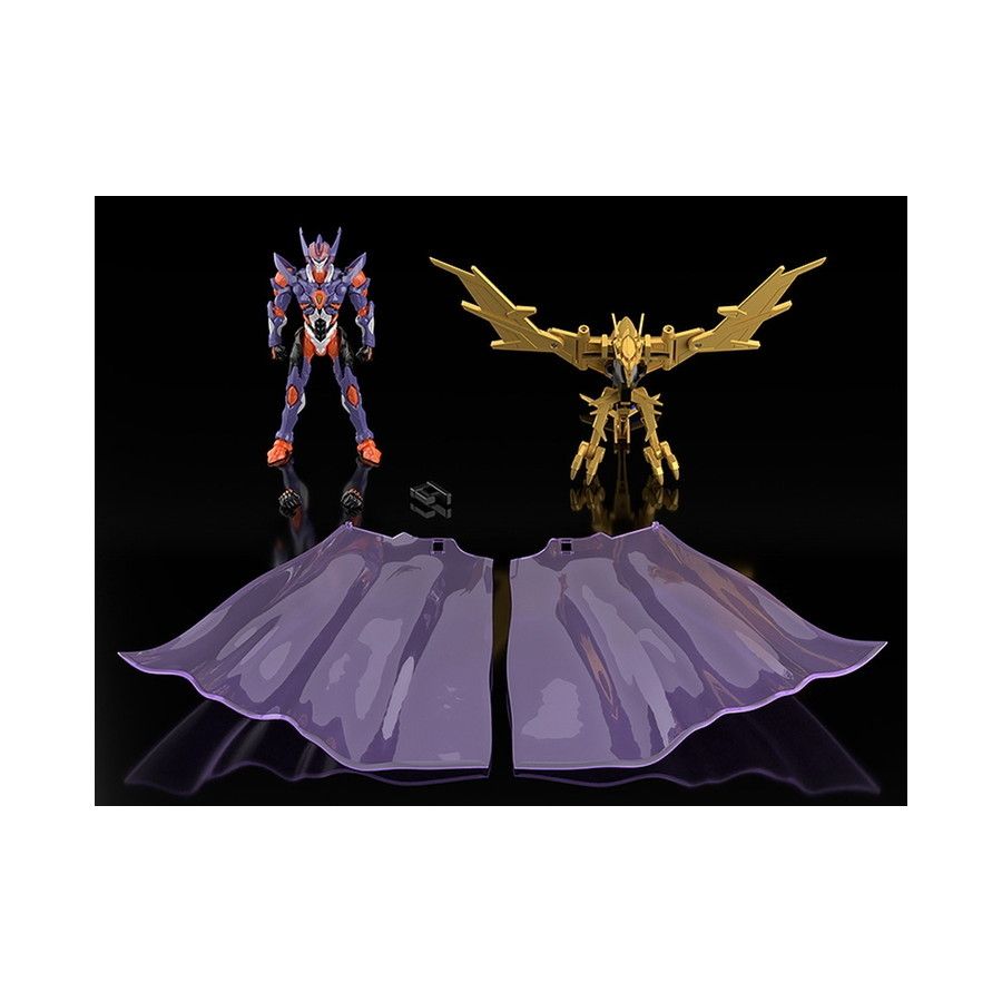 GOOD SMILE COMPANY - (再販) GOODSMILE ONLINE SHOP限定 THE合体 グリッドナイト&amp;ゴルドバーン 劇場版『グリッドマン ユニバース』 完成品 可動フィギュア グッドスマイルカンパニー THE合体 グリッドナイト＆ゴルドバーン
