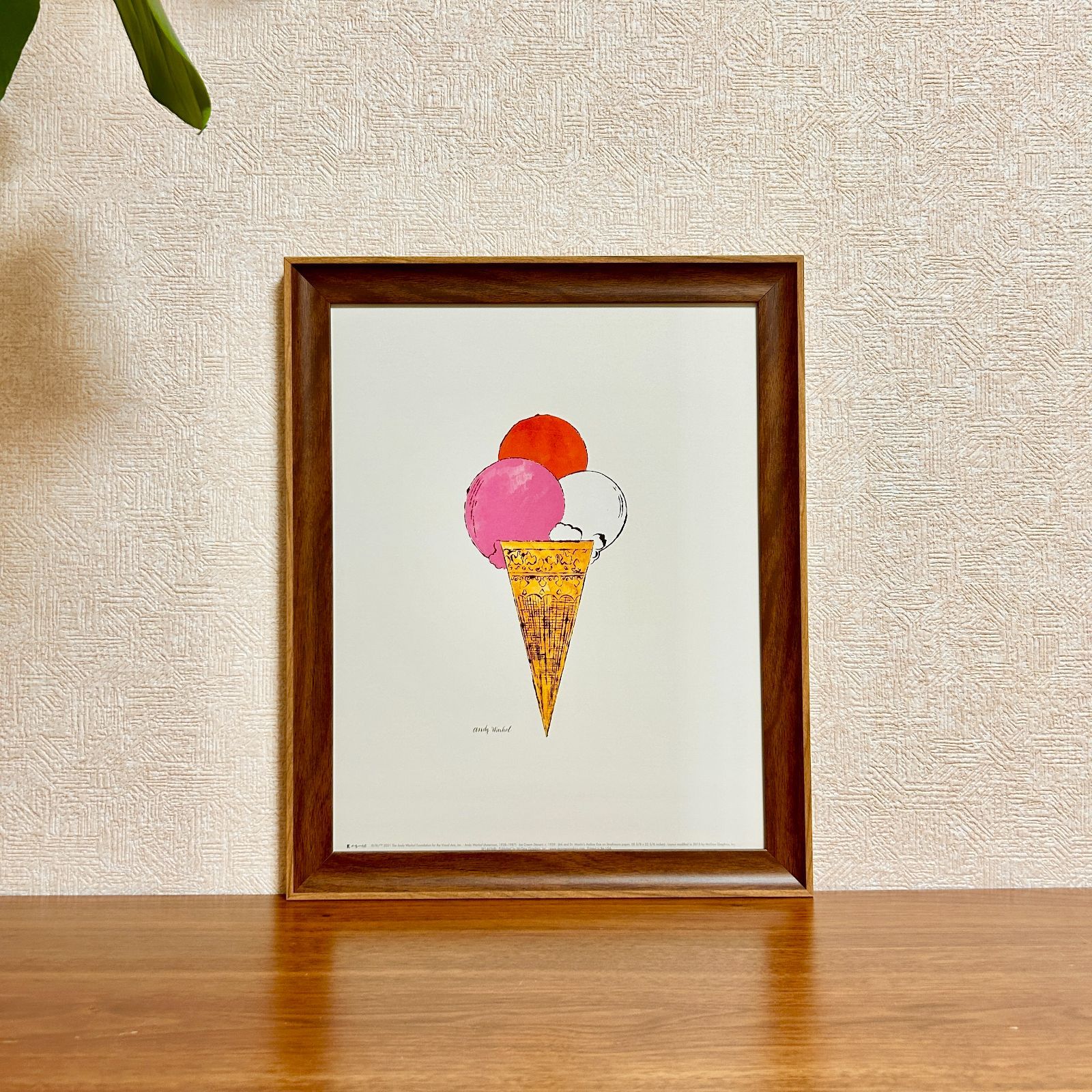 新品☆額縁付アートポスター(BRUCE MCGAW GRAPHICS)☆アンディ