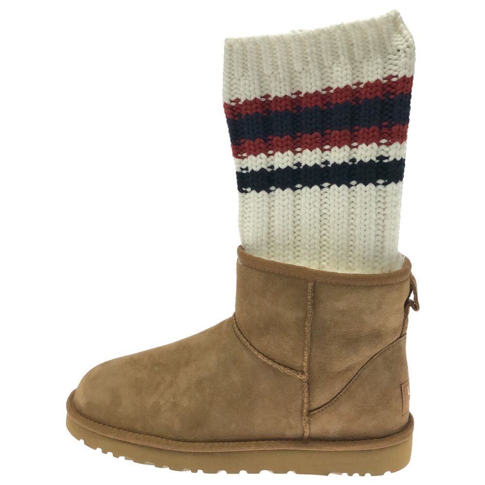 Sacai (サカイ) ×UGG KNIT CLASSIC MINI 2 ソックレイヤードムートン