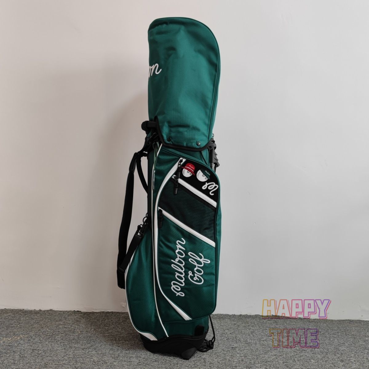 MALBON GOLF グリーン定番 スタンド ゴルフバッグ キャディバッグ