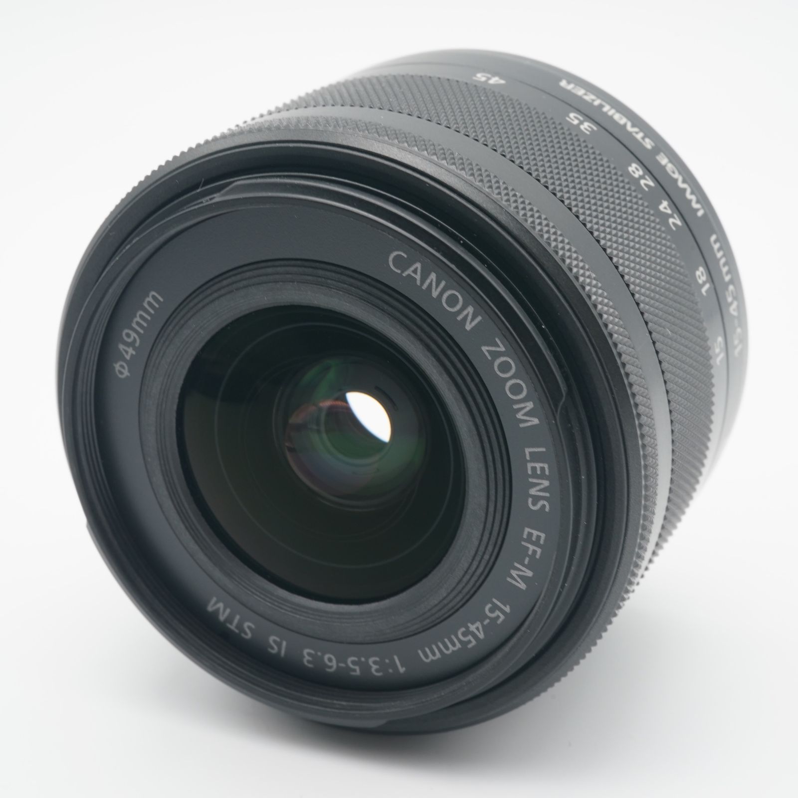 新品級 Canon キヤノン EF-M 15-45mm F3.5-6.3 IS STM グラファイト 