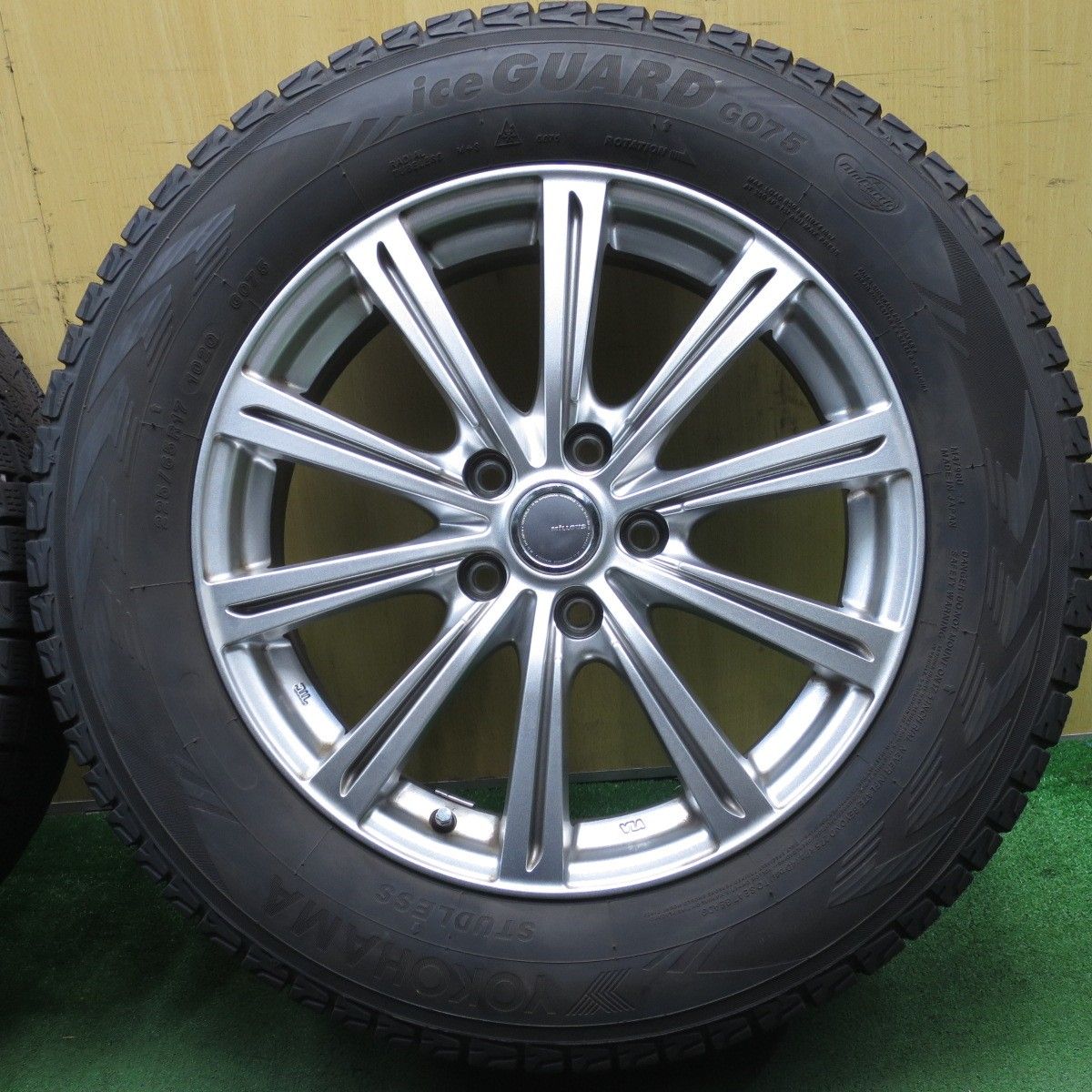 トヨタ純正 17インチアルミホイール ヨコハマ iceGUARD G075 トヨタ純正 17インチアルミホイール ヨコハマ iceGUARD G075 トヨタ