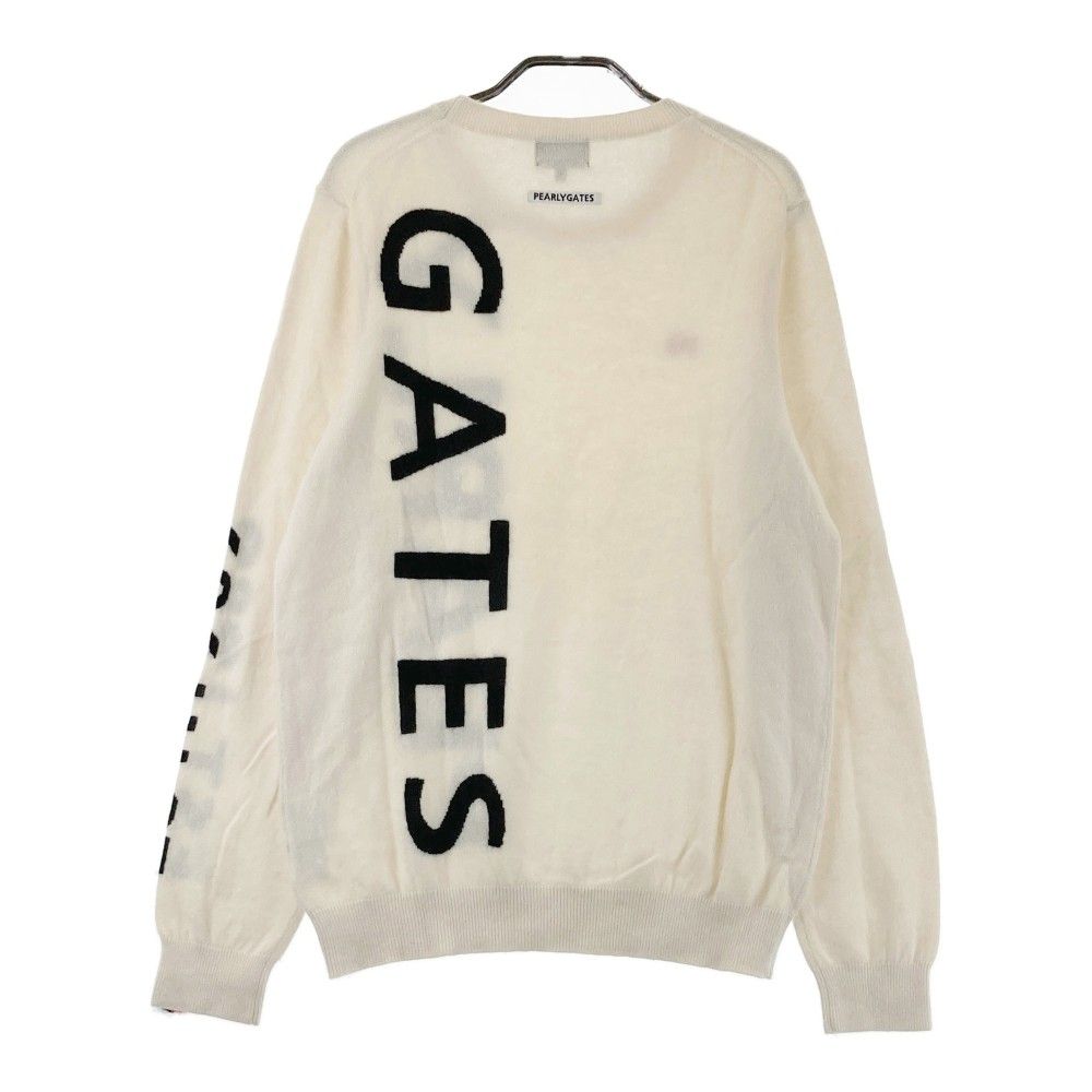 PEARLY GATES カシミヤ100% ニット ゴルフウェア サイズ：6 PEARLY GATES パーリーゲイツ カシミヤ ニット