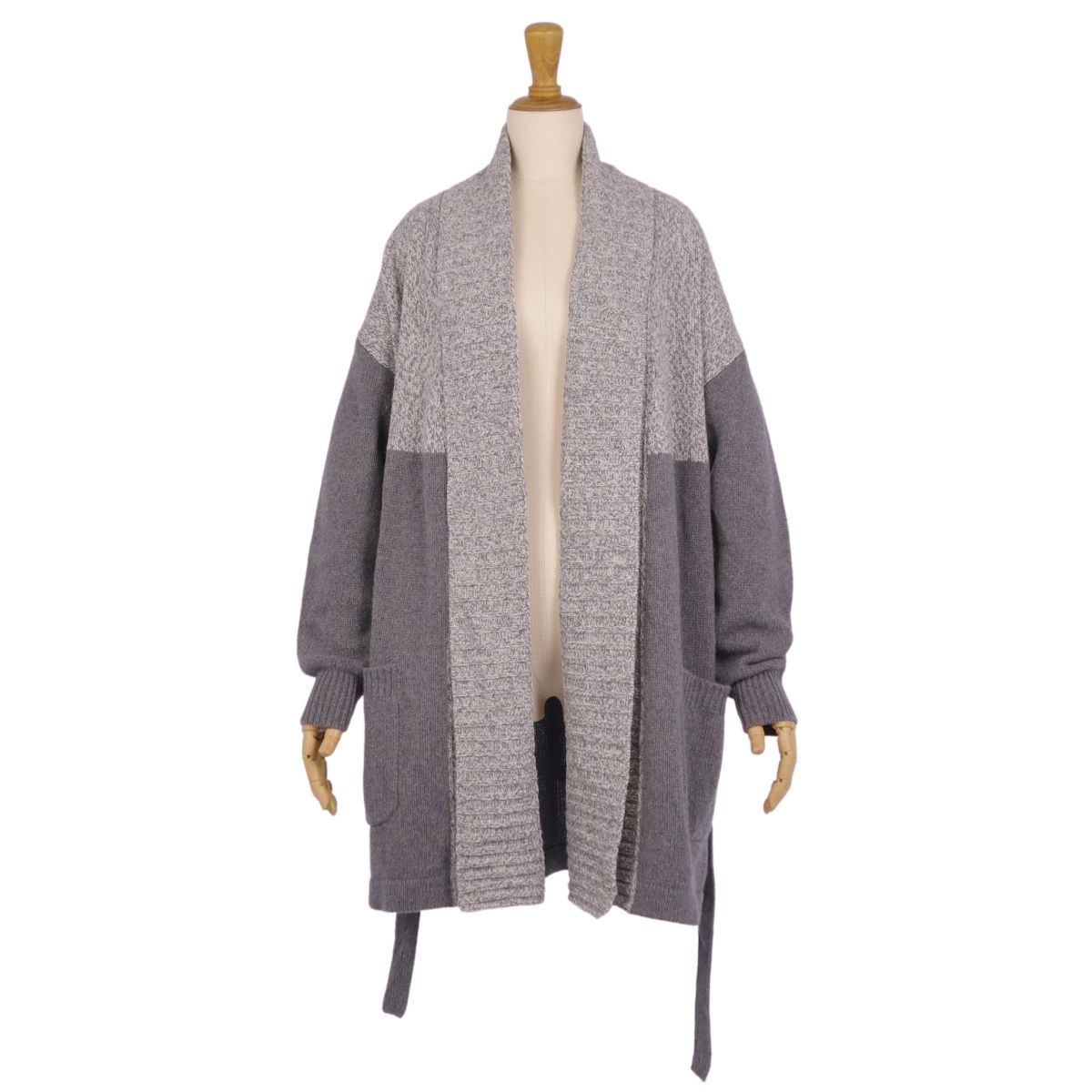 MaxMara weekend アルパカ　カーディガン　マックスマーラ　美品M 未使用 マックスマーラ Max Mara WEEKEND カーディガン ベルト付