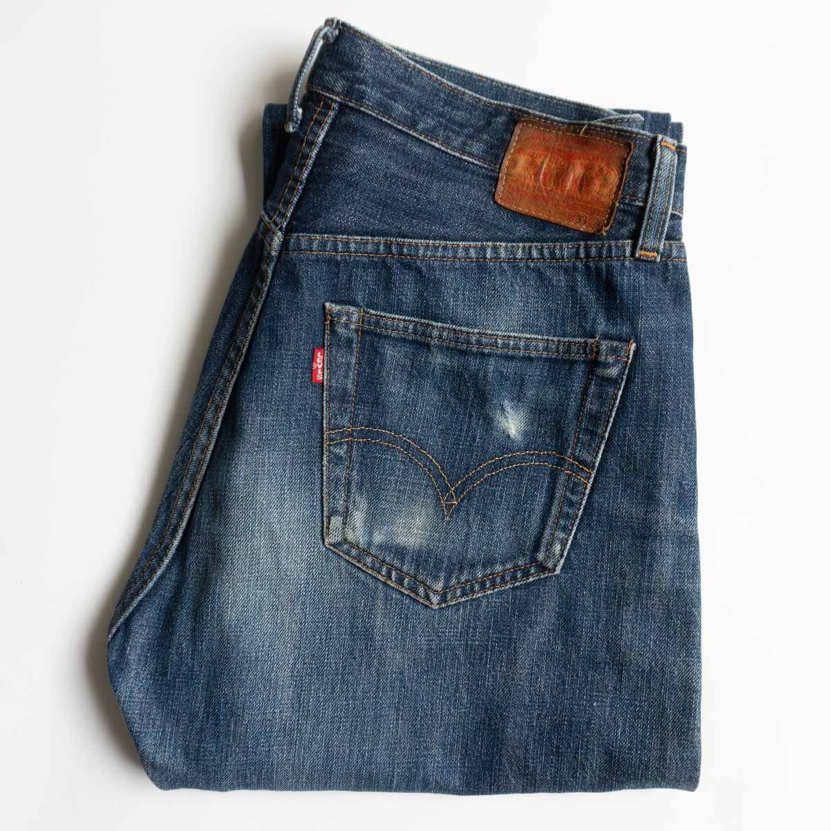雰囲気抜群】 LEVI'S 【50S-XX ビッグE デニムパンツ 】33×36