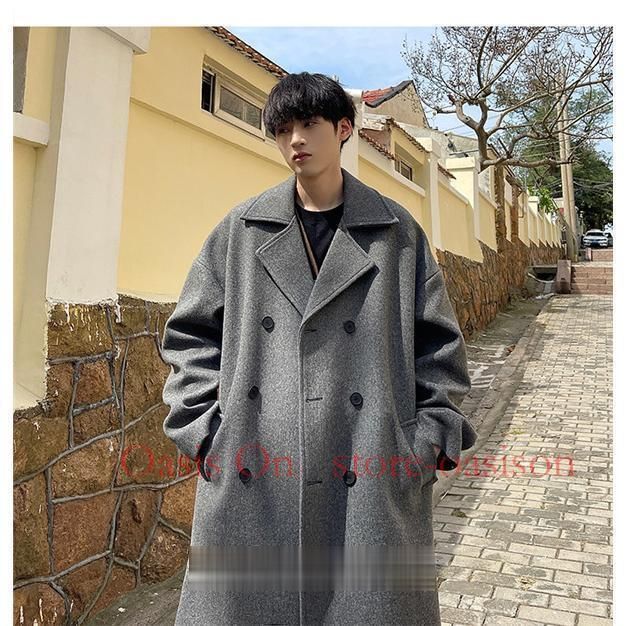 ZARA リラックスフィットコート ブラック XL ウールブレンドダブル