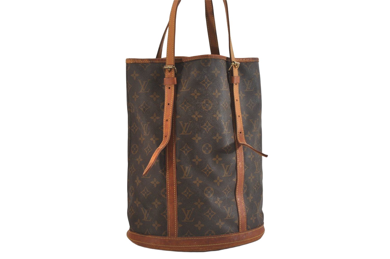 LOUIS VUITTON ルイヴィトン モノグラム バケット GM ジャンク ルイ 