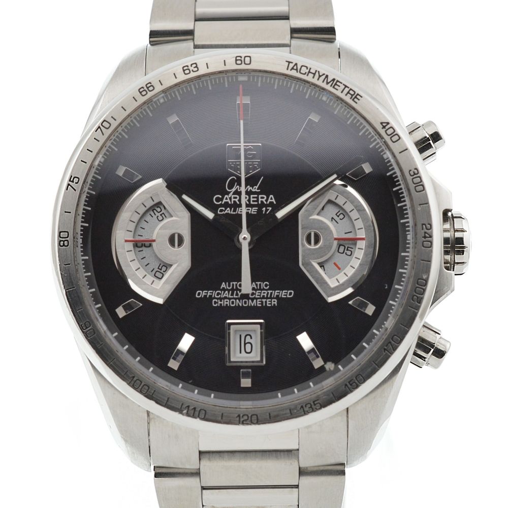 タグホイヤー TAG HEUER CAV511A グランドカレラ キャリバー17 クロノグラフ 自動巻き メンズ良品箱付き K#137303