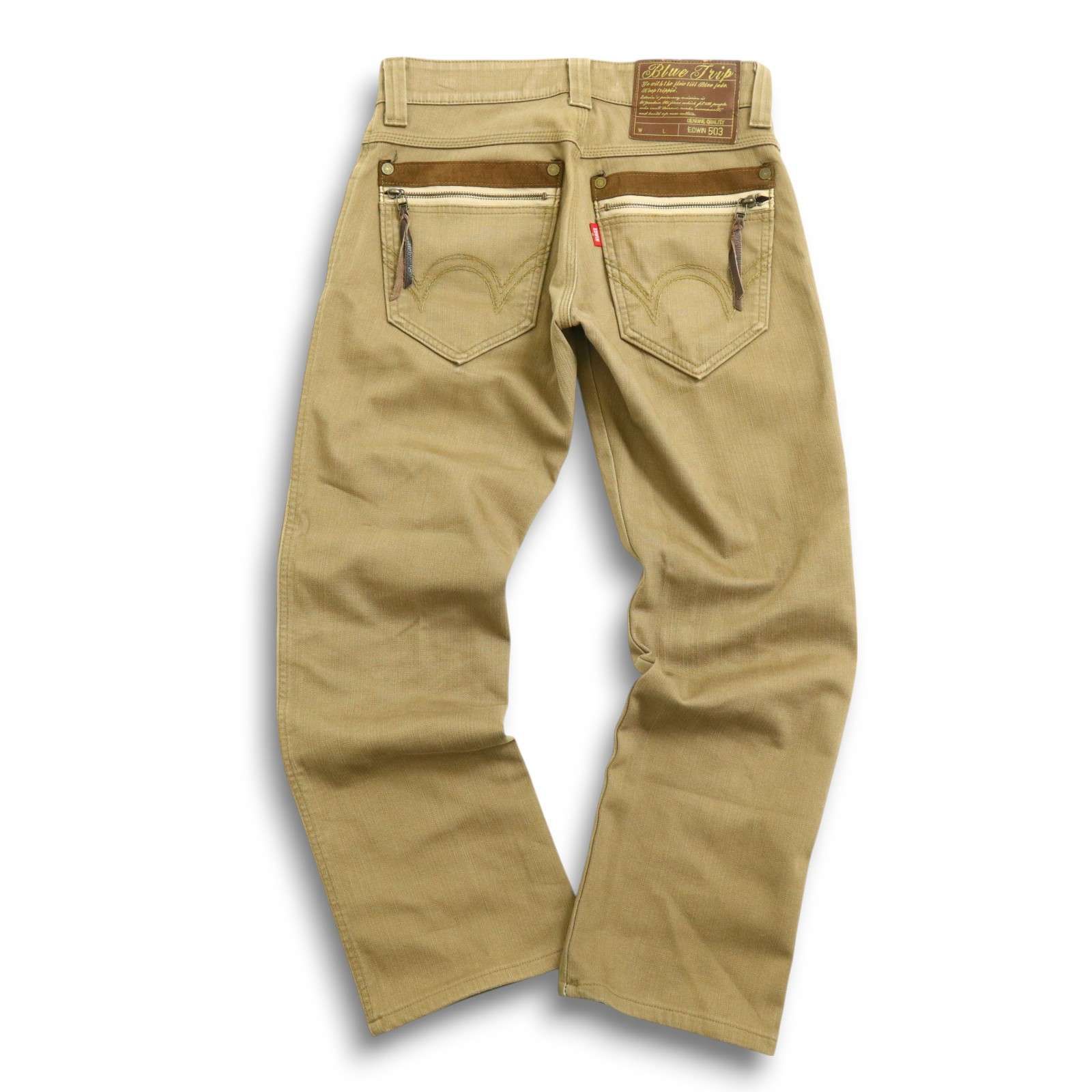 EDWIN エドウィン BTZ503 秋冬 ストレッチ 防風 裏起毛 デニム パンツ ジーンズ Sz.28 メンズ 日本製