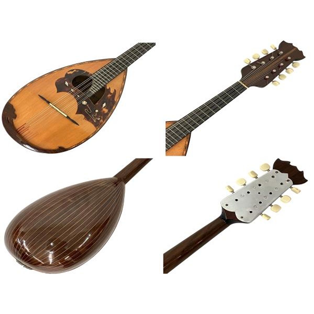 希少ビンテージ カラーチェ マンドリン Type26 白蝶貝装飾 1971年製