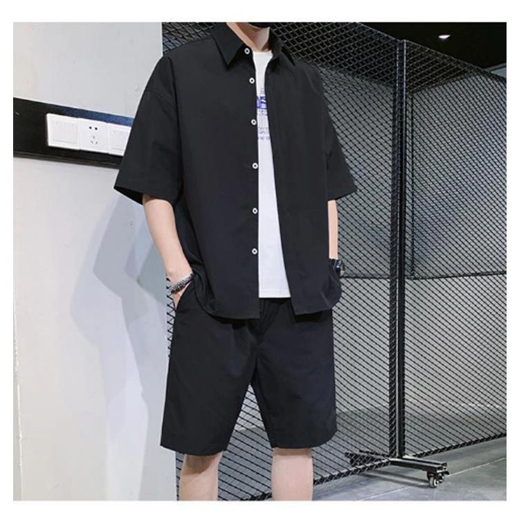 半袖 ショートパンツ ハーフパンツ メンズ 上下セット