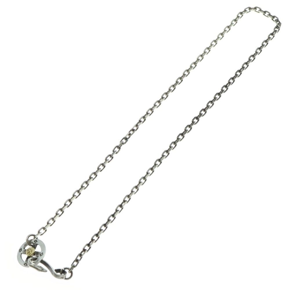 goro s ゴローズ メタル付きホイール太角チェーン ネックレスチェーン シルバー ゴールド