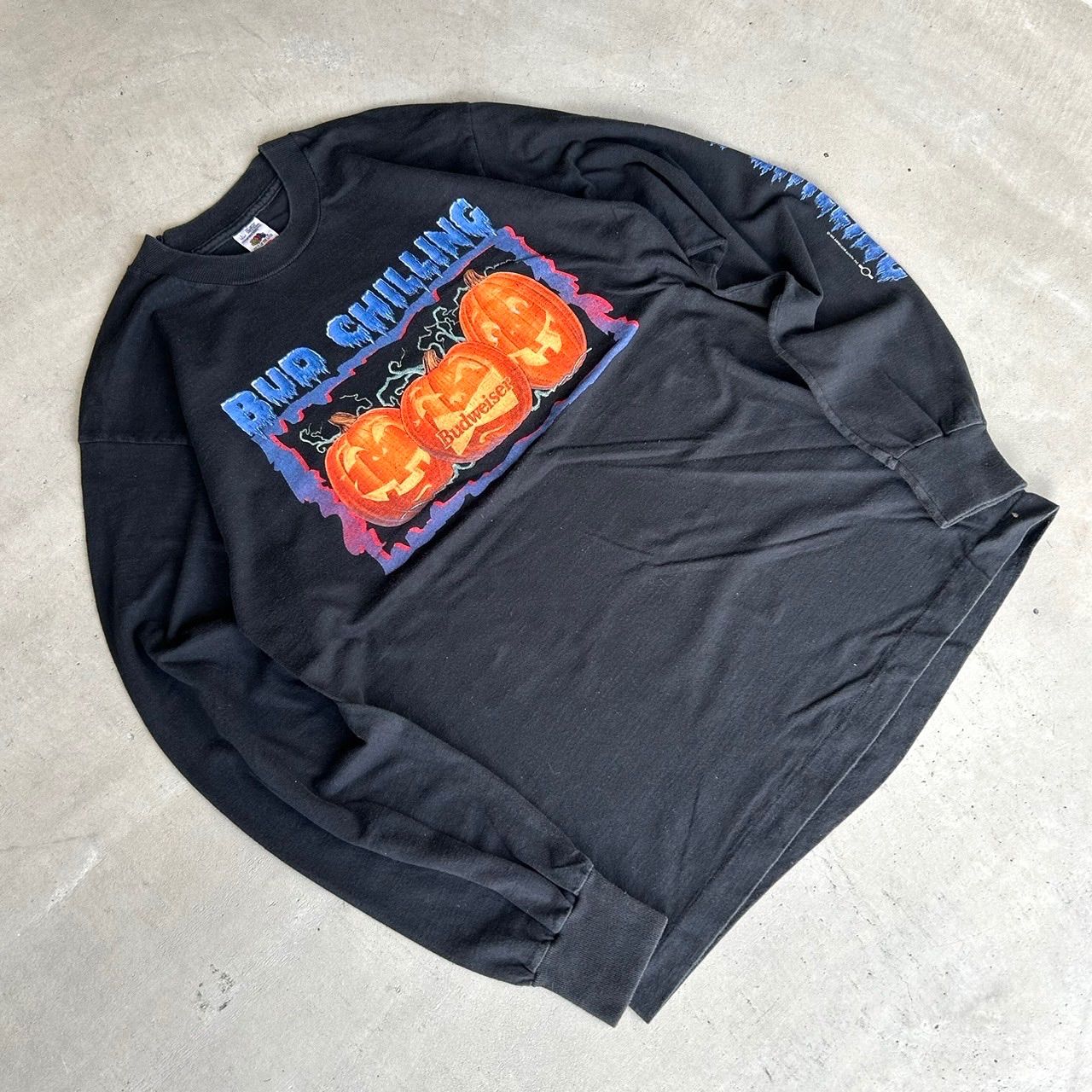 90s Budweiser Pumpkin long sleeve バドワイザー パンプキン ロンT 