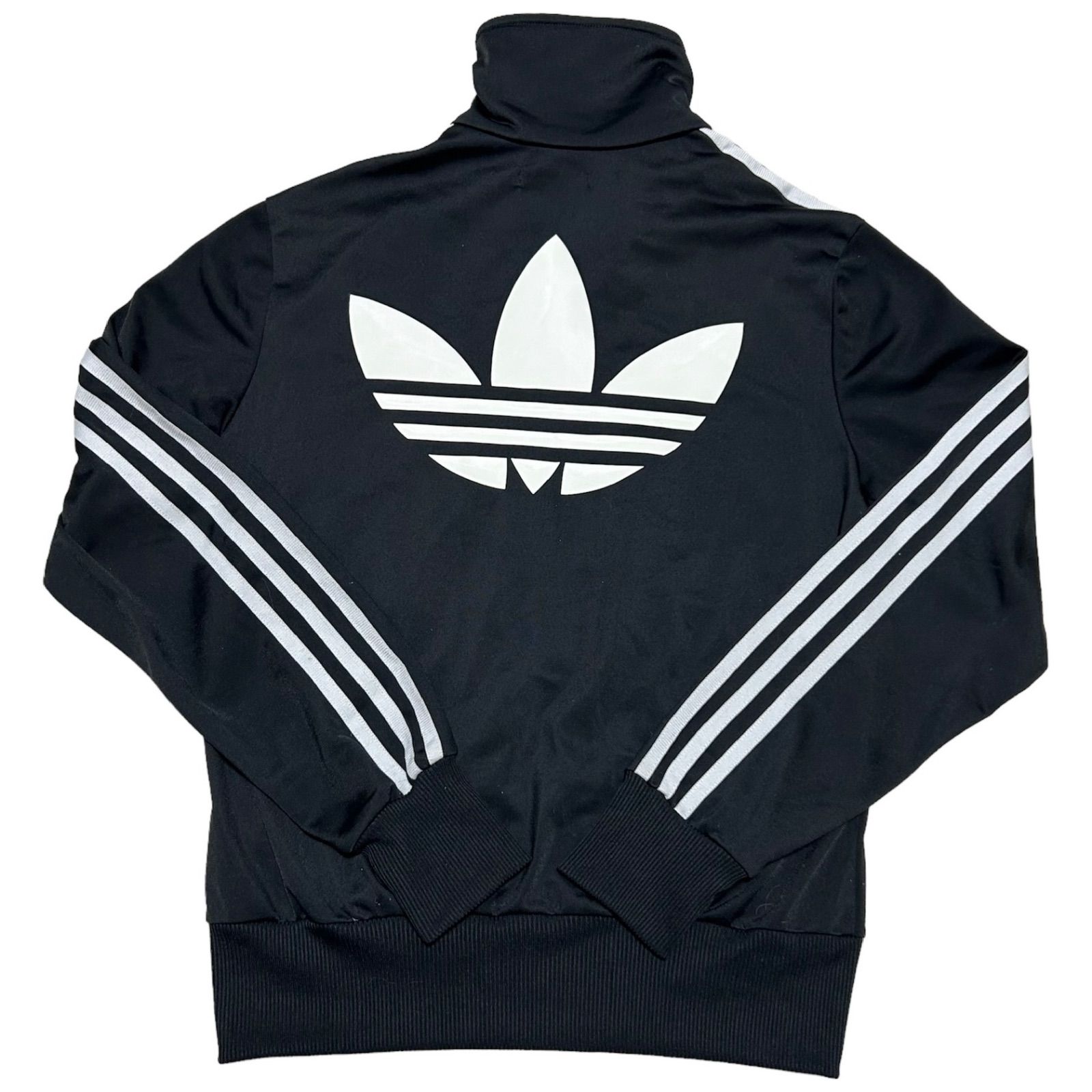 adidasトレフォイル刺繍ロゴ　ファイヤーバード　トラックジャケット アウトライントレフォイル ファイヤーバード トラックトップ