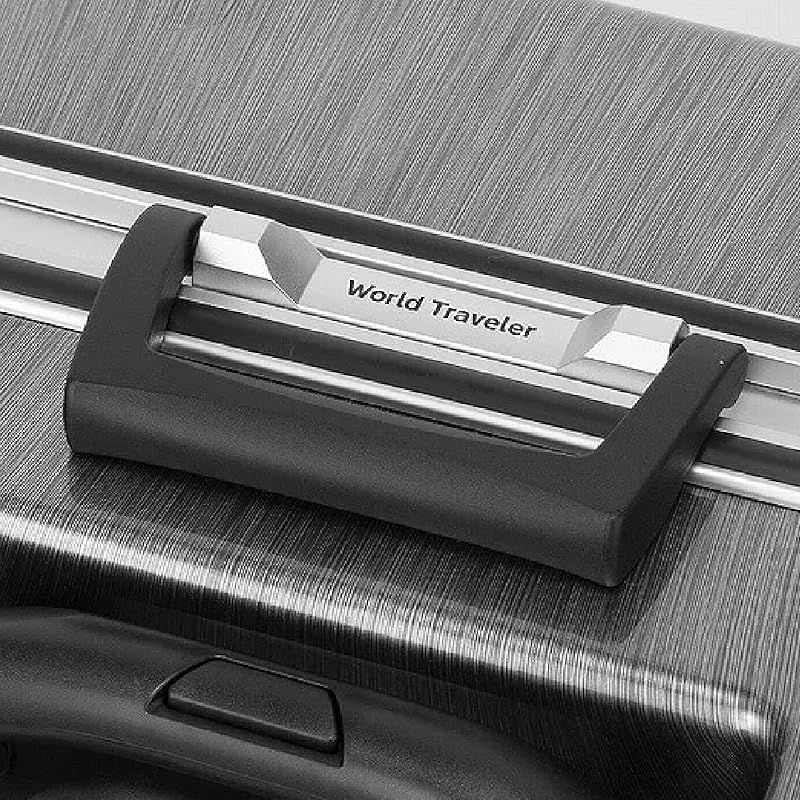  ワールドトラベラー スーツケース Mサイズ サグレス2 No 05113 ヘアラインブラック キャリーカート 旅行かばん 小分けバッグ