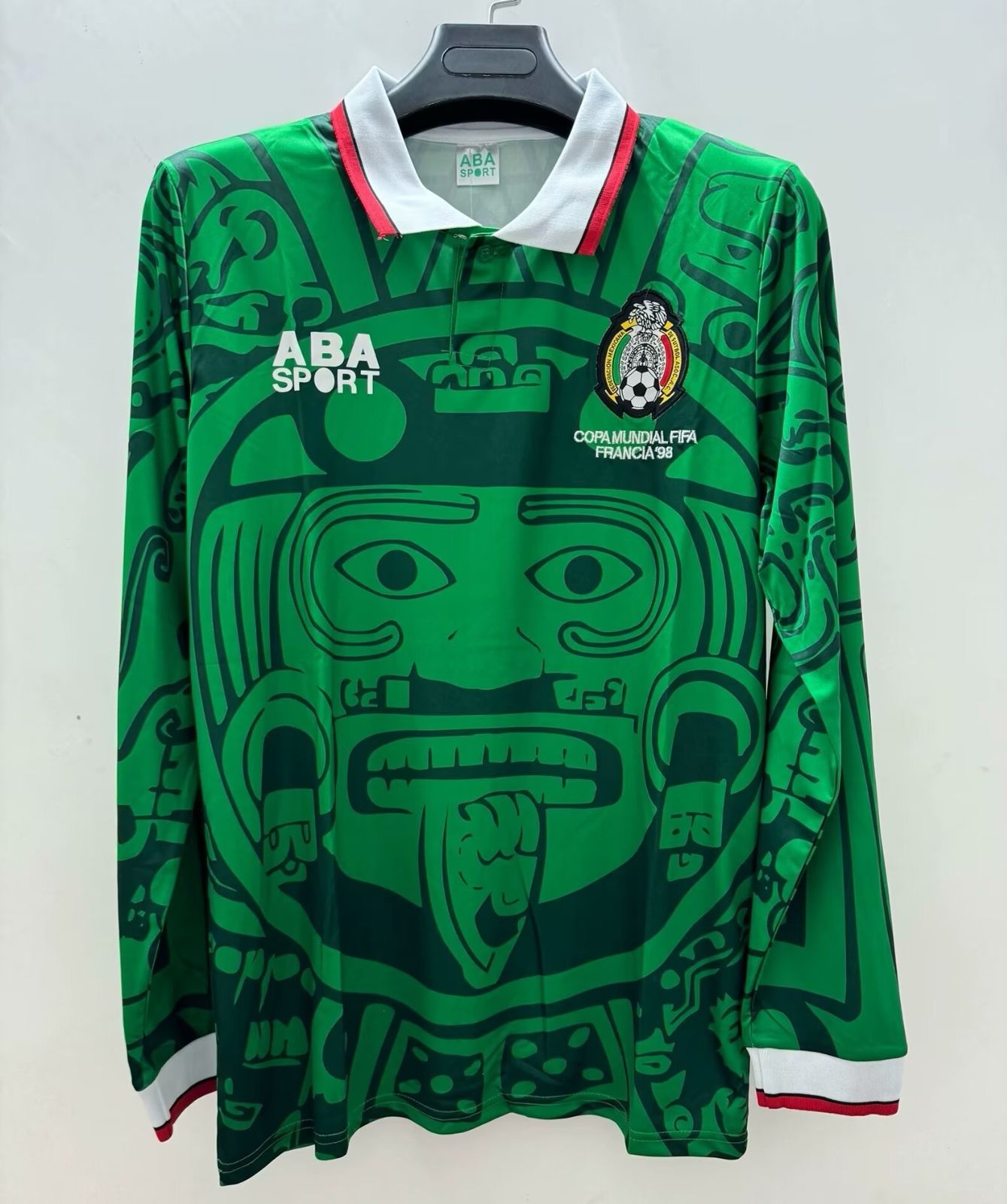 限定価格 新品未使用 98  メキシコ   长袖 ホーム  ユニフォーム レトロ